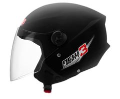 CAPACETE NEW LIBERTY THREE 58 PRETO