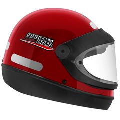 CAPACETE SPORT CLASSIC TAM 58 VERM